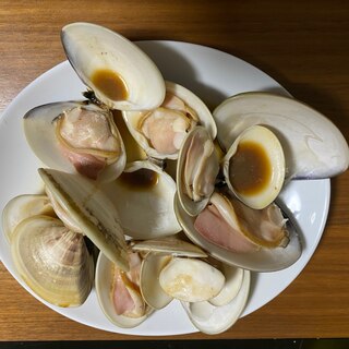 ハマグリのバター醤油